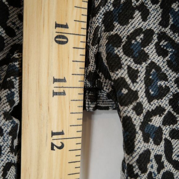 Steve Madden Women's Leopard Print Denim Animal Pattern Stretch Leggings Size M - Picture 12 of 13